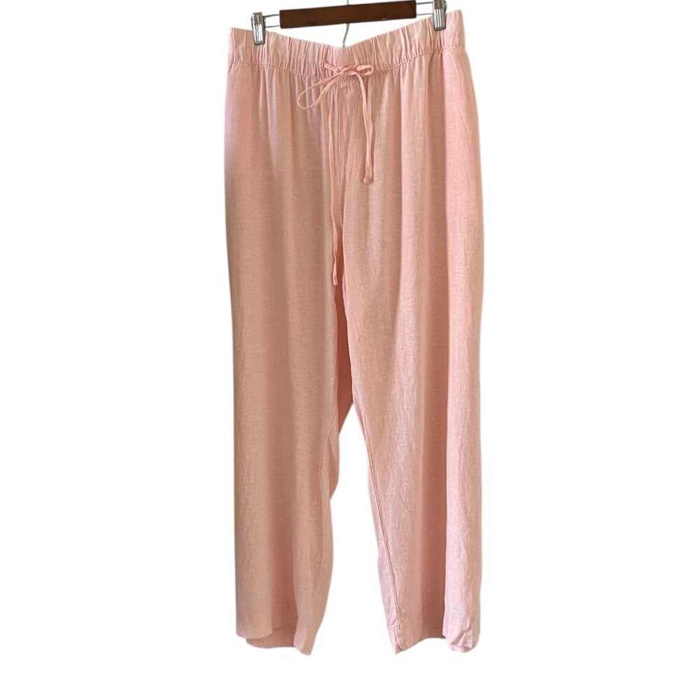 Lane Bryant NEW Linen Blend Pants In Light Peach Size 28